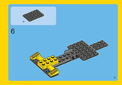 LEGO 31002 instructions page 9 – build guide