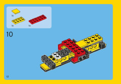 LEGO 31002 instructions page 12 – build guide