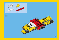 LEGO 31002 instructions page 13 – build guide