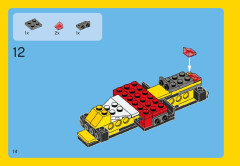 LEGO 31002 instructions page 14 – build guide