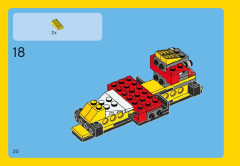 LEGO 31002 instructions page 20 – build guide