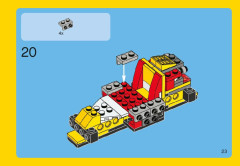 LEGO 31002 instructions page 23 – build guide