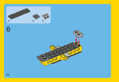 LEGO 31002 instructions page 44 – build guide
