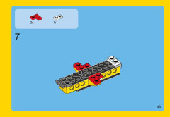 LEGO 31002 instructions page 45 – build guide