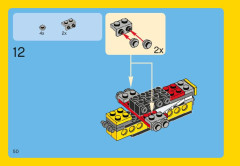 LEGO 31002 instructions page 50 – build guide