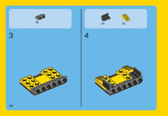 LEGO 31002 instructions page 58 – build guide