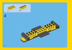 LEGO 31002 instructions page 6 – build guide