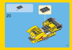 LEGO 31002 instructions page 61 – build guide