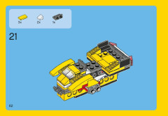 LEGO 31002 instructions page 62 – build guide