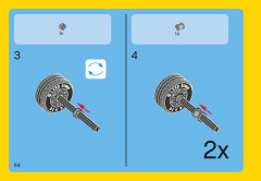 LEGO 31002 instructions page 64 – build guide