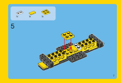 LEGO 31002 instructions page 7 – build guide