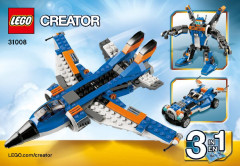 LEGO 31002 instructions page 73 – build guide