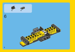 LEGO 31002 instructions page 8 – build guide