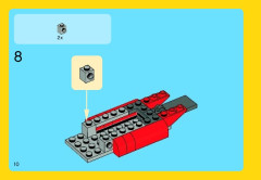 LEGO 31003 instructions page 10 – build guide
