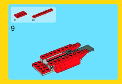 LEGO 31003 instructions page 11 – build guide