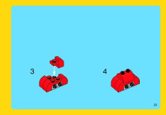 LEGO 31003 instructions page 21 – build guide
