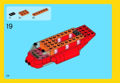 LEGO 31003 instructions page 24 – build guide