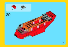 LEGO 31003 instructions page 25 – build guide
