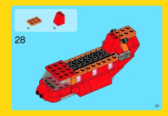 LEGO 31003 instructions page 33 – build guide