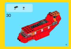 LEGO 31003 instructions page 35 – build guide