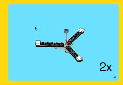LEGO 31003 instructions page 49 – build guide