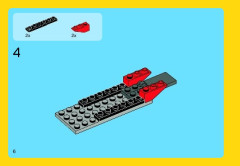 LEGO 31003 instructions page 6 – build guide