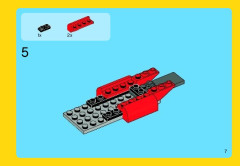 LEGO 31003 instructions page 7 – build guide