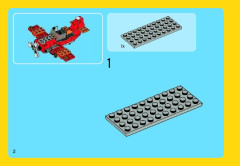 LEGO 31003 instructions page 2 – build guide