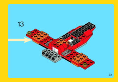 LEGO 31003 instructions page 23 – build guide