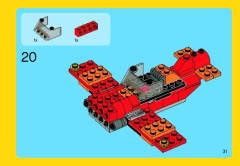 LEGO 31003 instructions page 31 – build guide