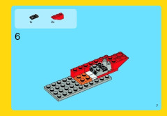 LEGO 31003 instructions page 7 – build guide