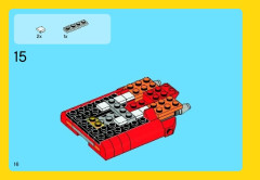 LEGO 31003 instructions page 16 – build guide