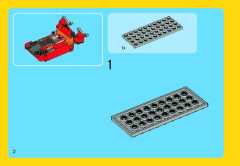 LEGO 31003 instructions page 2 – build guide