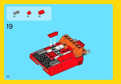 LEGO 31003 instructions page 20 – build guide