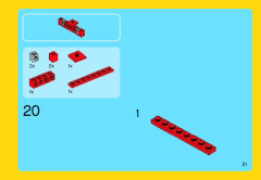 LEGO 31003 instructions page 21 – build guide