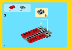 LEGO 31003 instructions page 4 – build guide