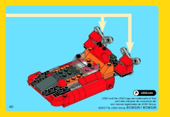 LEGO 31003 instructions page 40 – build guide