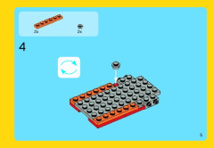 LEGO 31003 instructions page 5 – build guide