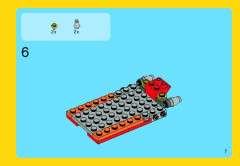 LEGO 31003 instructions page 7 – build guide