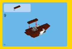 LEGO 31004 instructions page 10 – build guide
