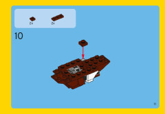 LEGO 31004 instructions page 11 – build guide