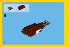 LEGO 31004 instructions page 12 – build guide