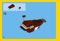 LEGO 31004 instructions page 20 – build guide