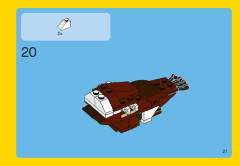 LEGO 31004 instructions page 21 – build guide