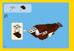 LEGO 31004 instructions page 22 – build guide