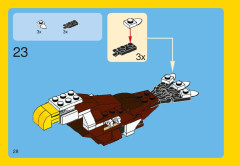LEGO 31004 instructions page 28 – build guide