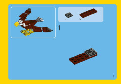 LEGO 31004 instructions page 3 – build guide