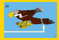 LEGO 31004 instructions page 43 – build guide