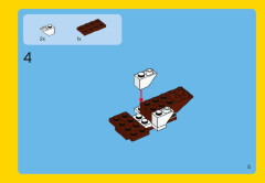 LEGO 31004 instructions page 5 – build guide