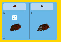 LEGO 31004 instructions page 52 – build guide